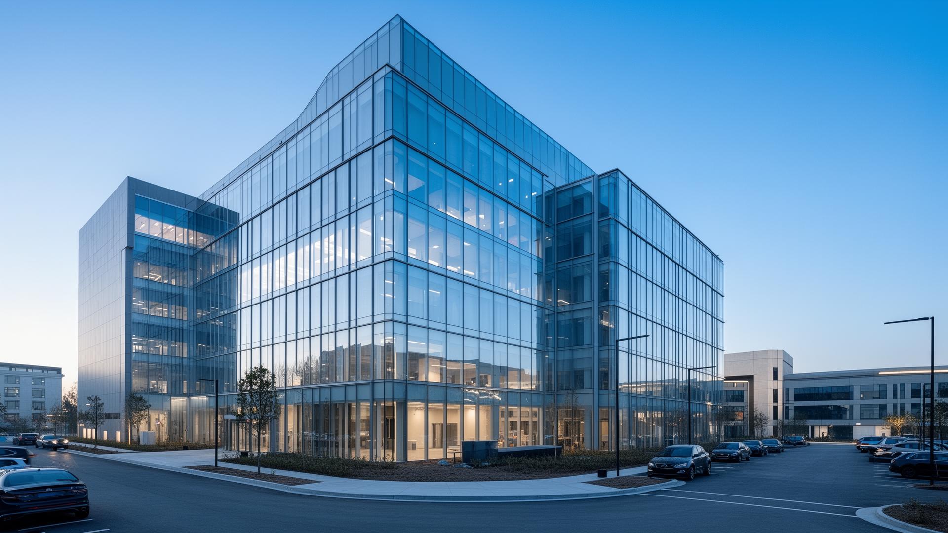 Edifício corporativo moderno